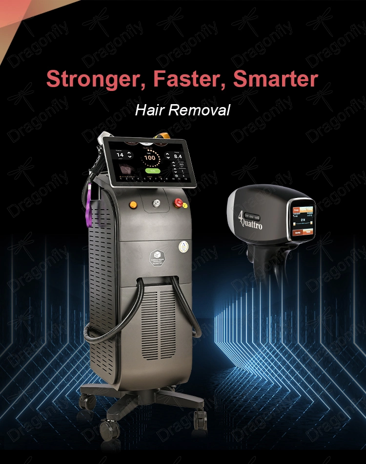 Diode Laser 808nm Hair Removal Machine 755 808 1064nm Diode Laser Beauty Instrument Painless Free Shipping