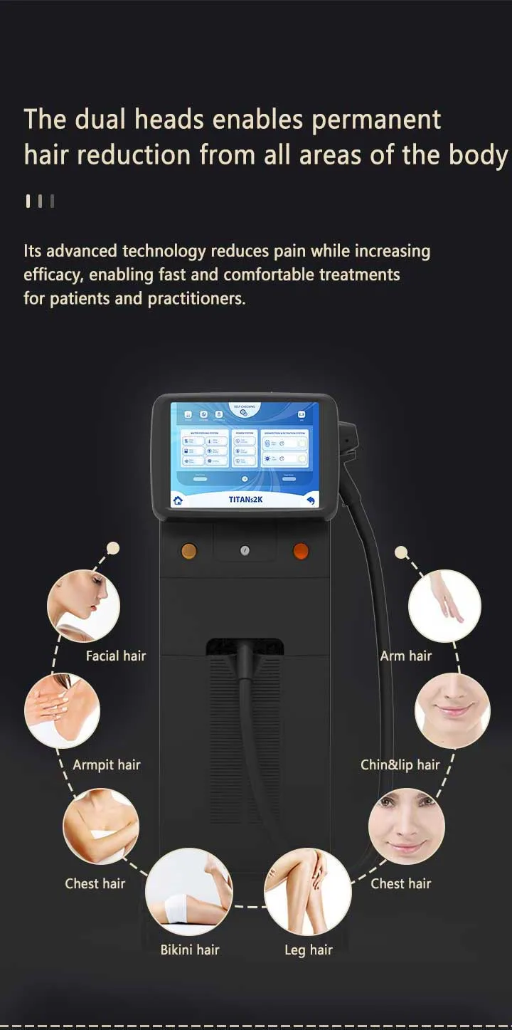 2021 New Thechology 3D Laser Diode Hair Removal / Diode Laser 808nm 1200W