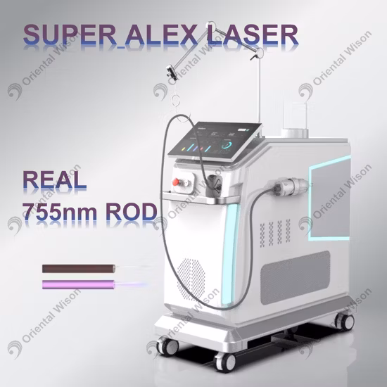 755/1064 Nm Alexandrite Hair Removal Laser Original Version with Fiber Laser Beauty Equipment 1064 Laser