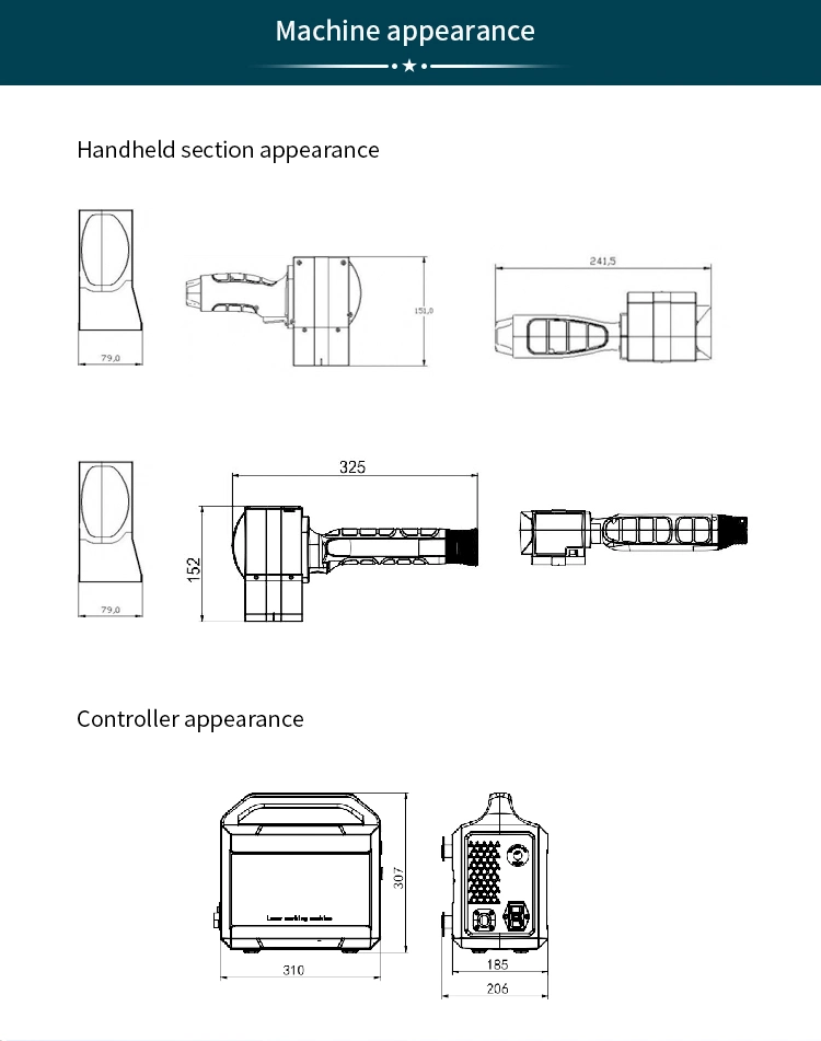 Portable Handheld Laser Engraver for Metal Plastic Fiber Laser