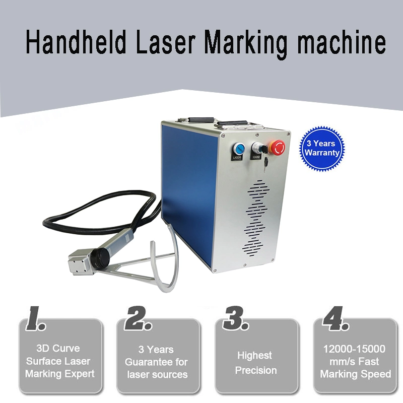 Handheld Fiber Laser Marker/ Printing /Printer/Marking/Engraver /Engraving Machine for Bearing Big Die Mold Uneven Face Metal /Carbon Laser