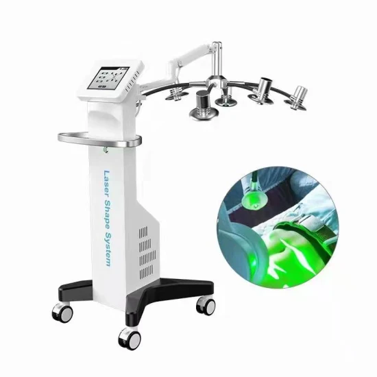 Non-Invasive Laser HIPS Weight Loss 532nm Wavelength Green Light Non-Thermal Weight Loss 6D Laser Cellulite Reduction Machine